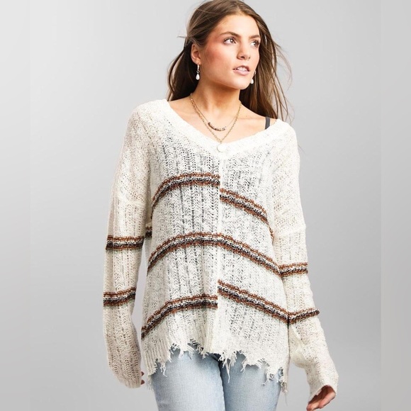 DAYTRIP STRIPED PULLOVER SWEATER - Picture 2 of 5